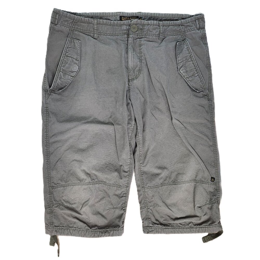Mens Khaki green Bermuda Style Shorts